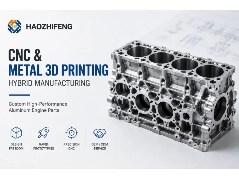 Чаму CNC & Metal Printing Combo папулярны ў вытворчасці алюмініевых рухавікоў?